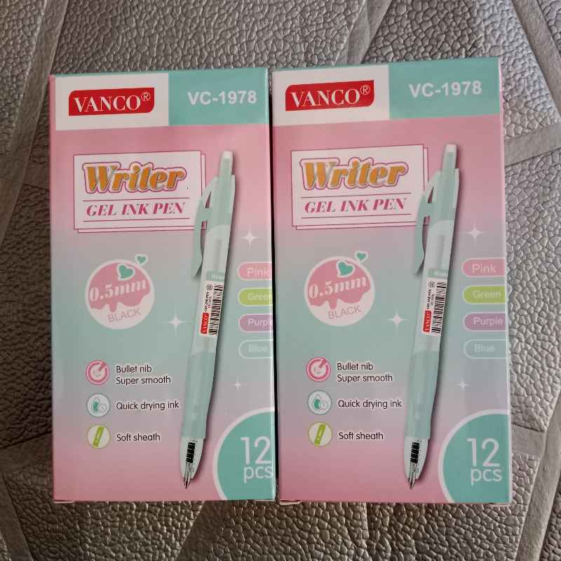 Bolpoin Vanco VC-1978 GEL INK PEN 0,5mm/12Pcs