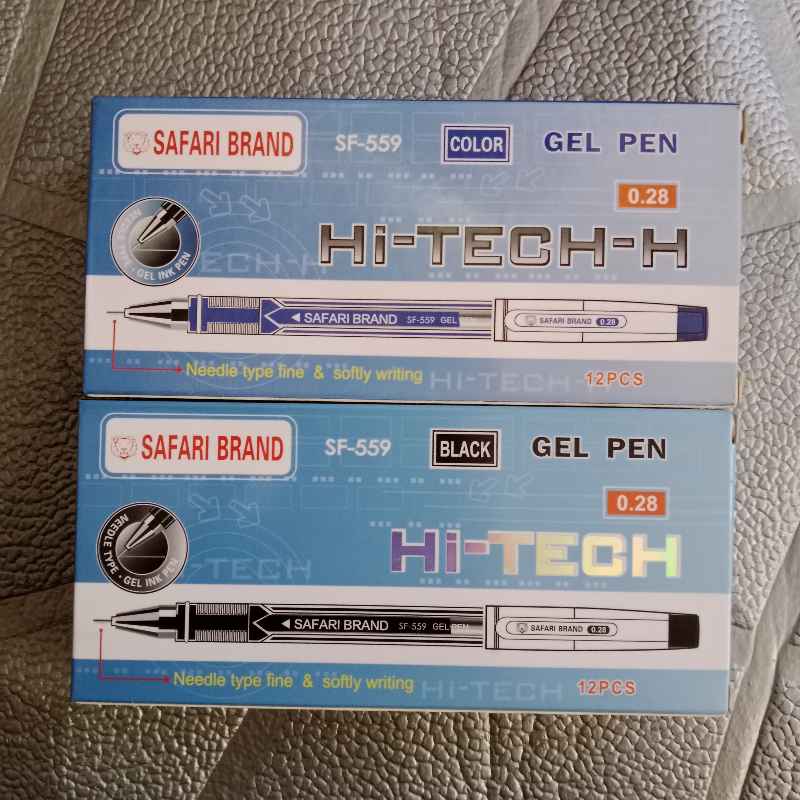 Bolpoin Hi-Tech Safari Brand Gel Pen 0,28/12Pcs