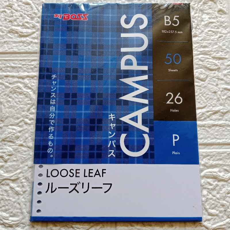 Loose Leaf B5 Big Boss 182×257.5mm 50 Lembar