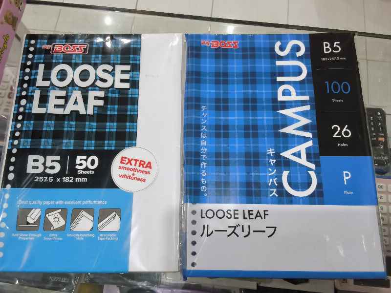 Loose Leaf Big Boss B5 Putih