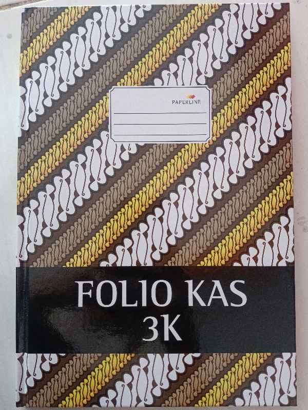 BUKU FOLIO KAS 3 KOLOM HARD COVER